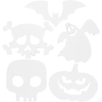 Halloween figurer, 25 x 17 cm, 230 g, hvid, 16 stk